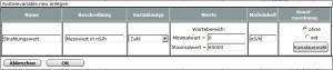 Systemvariable_Strahlungswert